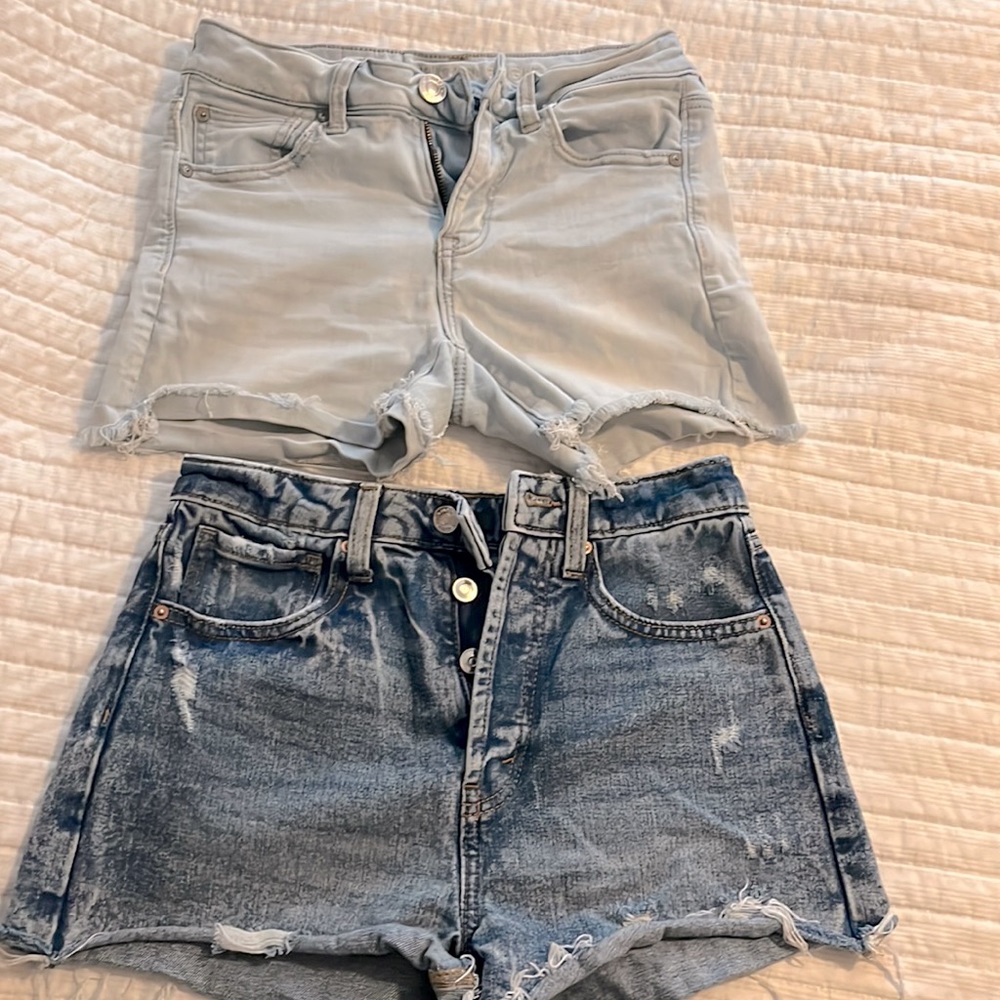 Jean shorts Lot of 2! AE & Wild Fable sz sml